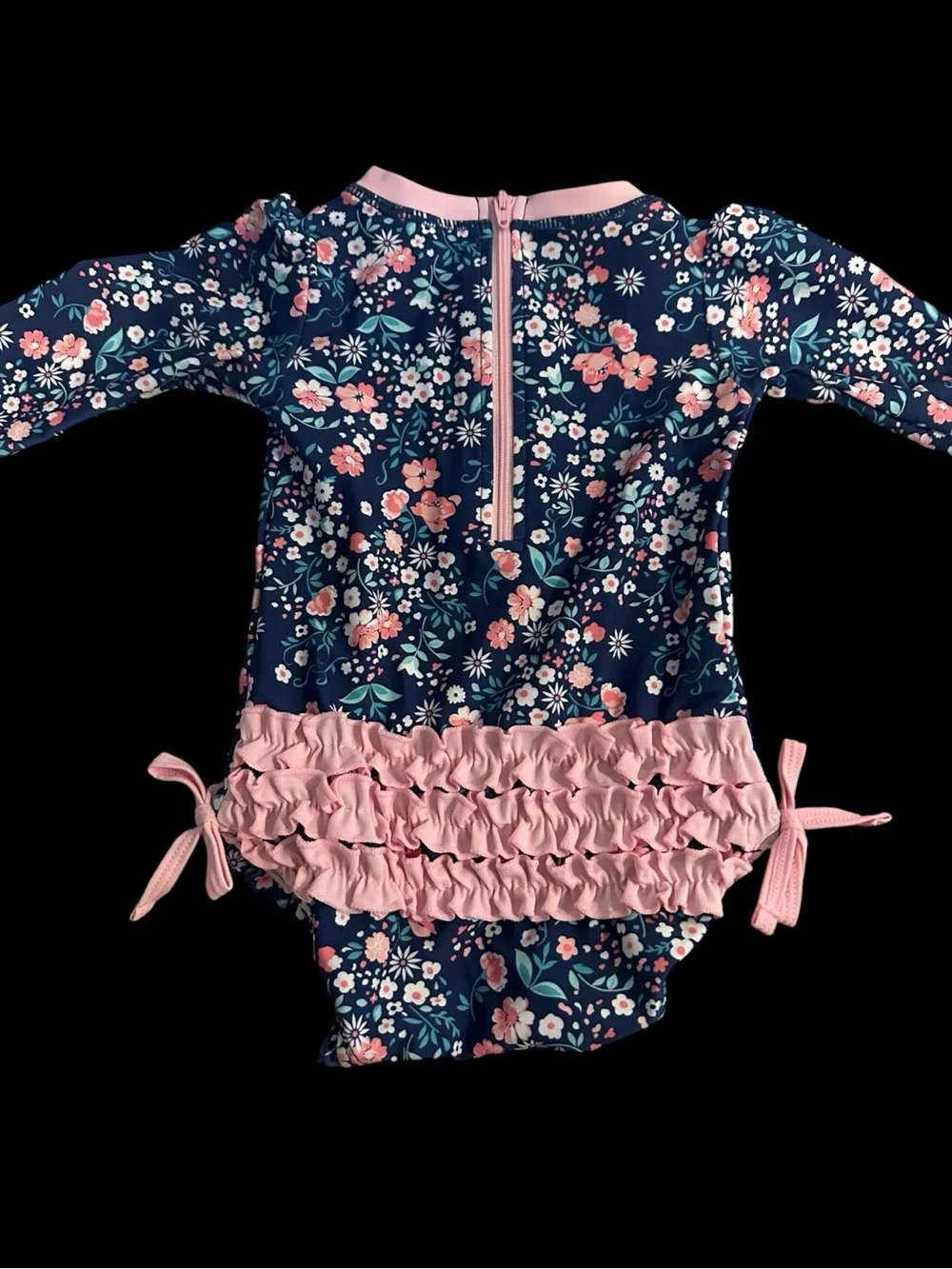Two RuffleButts bathing suits 6-12 months